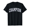 Champion New York Ny Athletic Navy Sports T-Shirt - Streetwear Style Unisex
