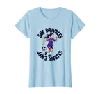 She Dribbles Ball Football Is Life Sweatshirt - Minimalist Print Unisex