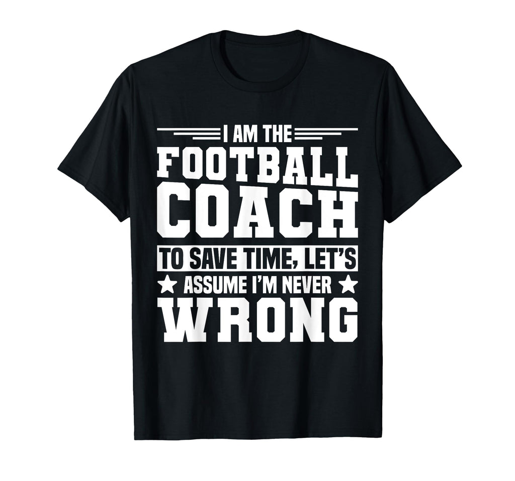 Football Coach T-Shirt - Casual Everyday Wear Men Women