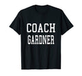 Coach Gardner Custom Football Soccer T-Shirt - Trendy Graphic for Adults