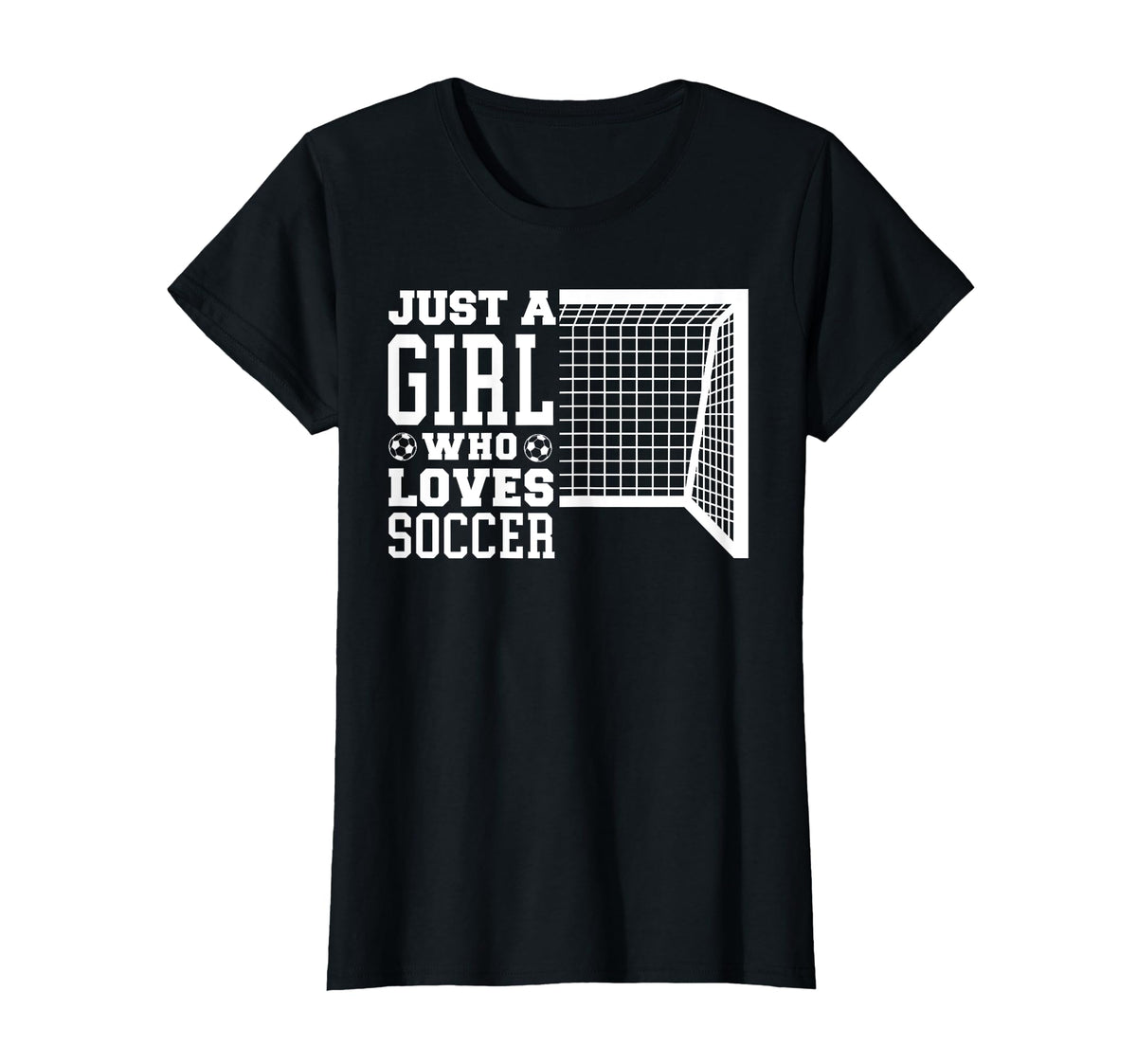 Funny Just Who Loves Soccer T-Shirt - Custom Art Print Unisex