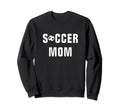 Soccer Ball Mom Family Matching Sweatshirt - Fun Novelty Design for Adults
