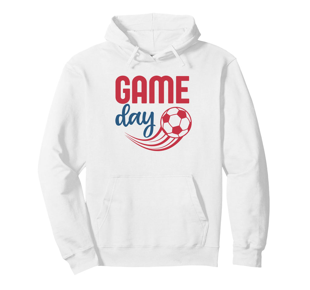 Game Day Soccer Fan Soccer Game Hoodie - Graphic Print for Adults