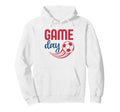Game Day Soccer Fan Soccer Game Hoodie - Graphic Print for Adults