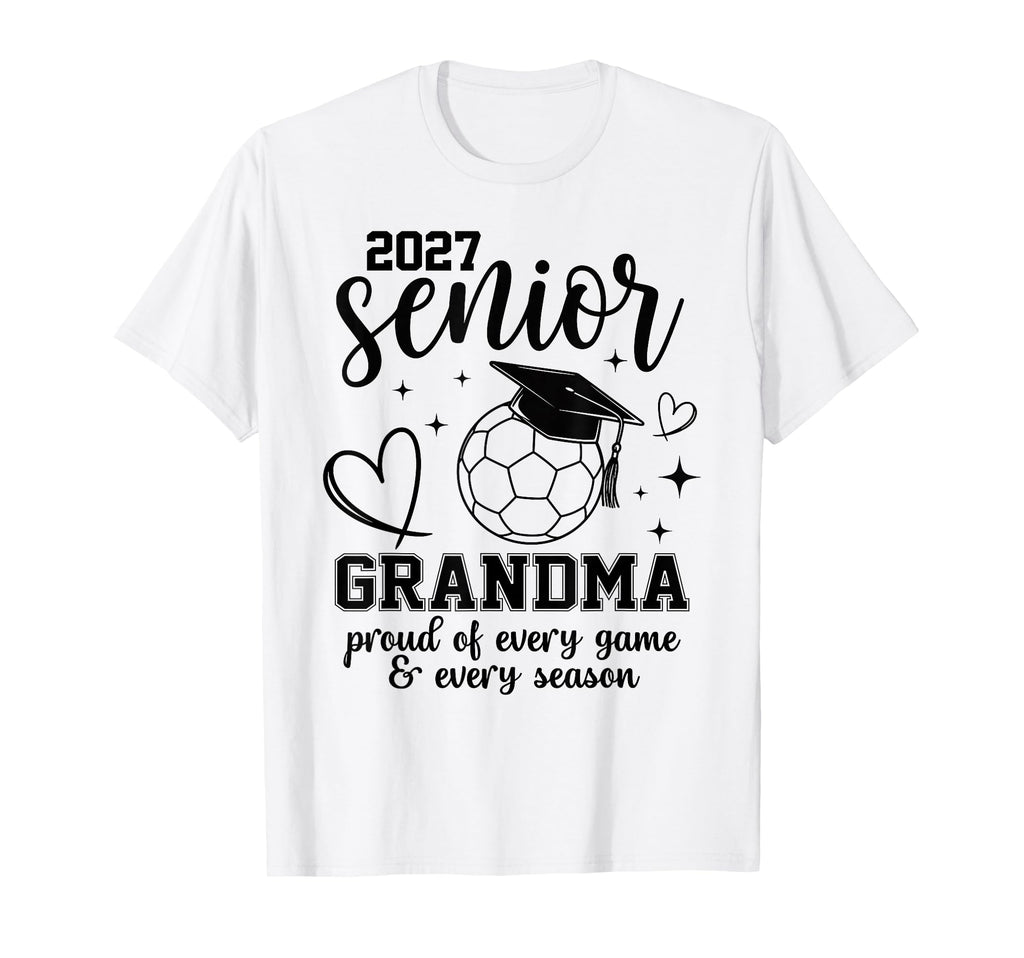 2027 Senior Soccer Grandma Proud T-Shirt - Aesthetic Graphic Men Women