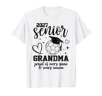 2027 Senior Soccer Grandma Proud T-Shirt - Aesthetic Graphic Men Women