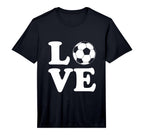 Love Soccer I Love Soccer Sport Player T-Shirt - Graphic Print Men Women