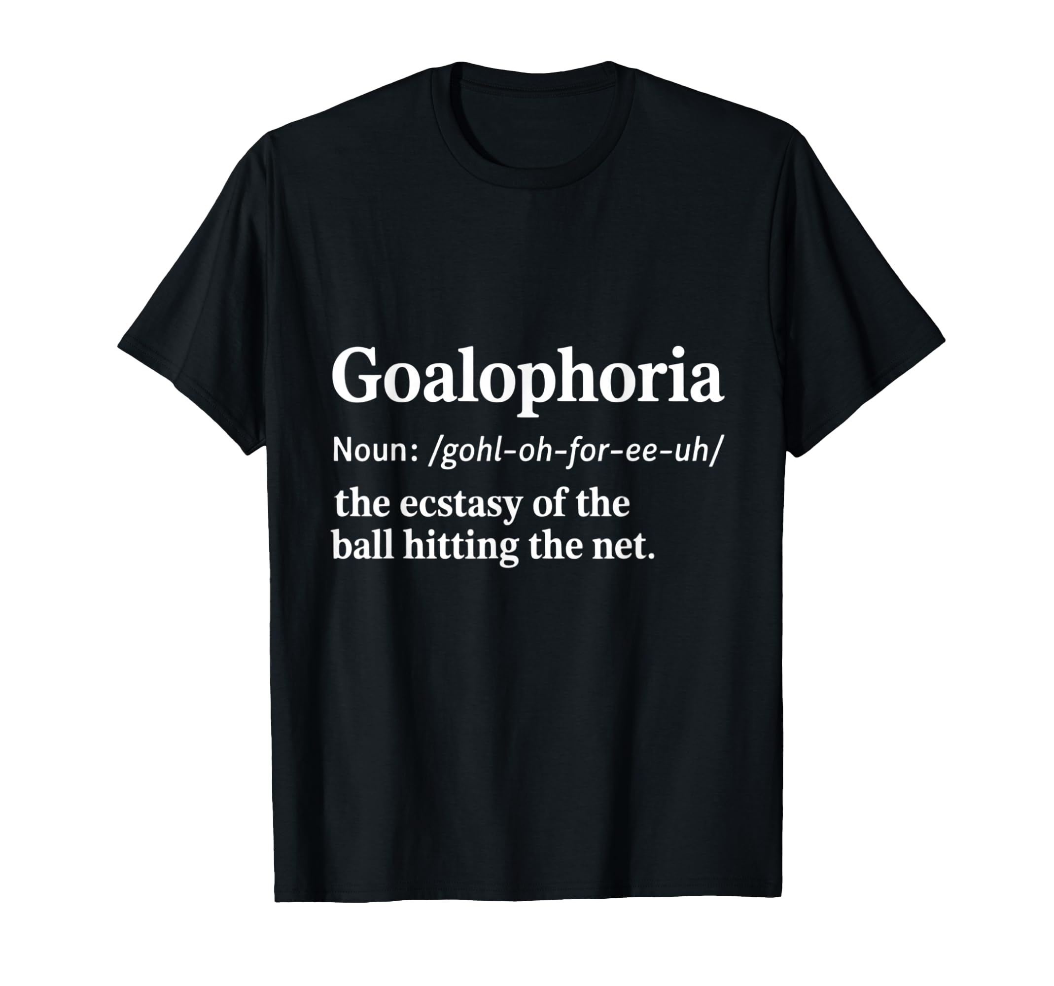 Funny Soccer Definition Soccer Player T-Shirt - Minimalist Print Men Women