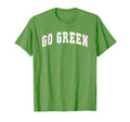 Go Green Team Matching War Game Day T-Shirt - Novelty Apparel Men Women