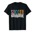 Soccer Mama Leopard Cheetah Trendy T-Shirt - Fun Novelty Design for Adults
