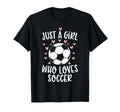 Just Who Loves Soccer Soccer Sports T-Shirt - Streetwear Style for Adults
