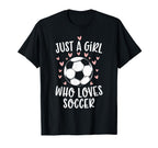 Just Who Loves Soccer Soccer Sports T-Shirt - Streetwear Style for Adults