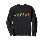 Football Soccer Evolution Sweatshirt - Custom Art Print Unisex