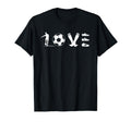 Soccer Love Gift Football Player Teens T-Shirt - Minimalist Print Men Women
