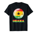Ghana Soccer Ghanaian Flag Soccer T-Shirt - Aesthetic Graphic for Adults