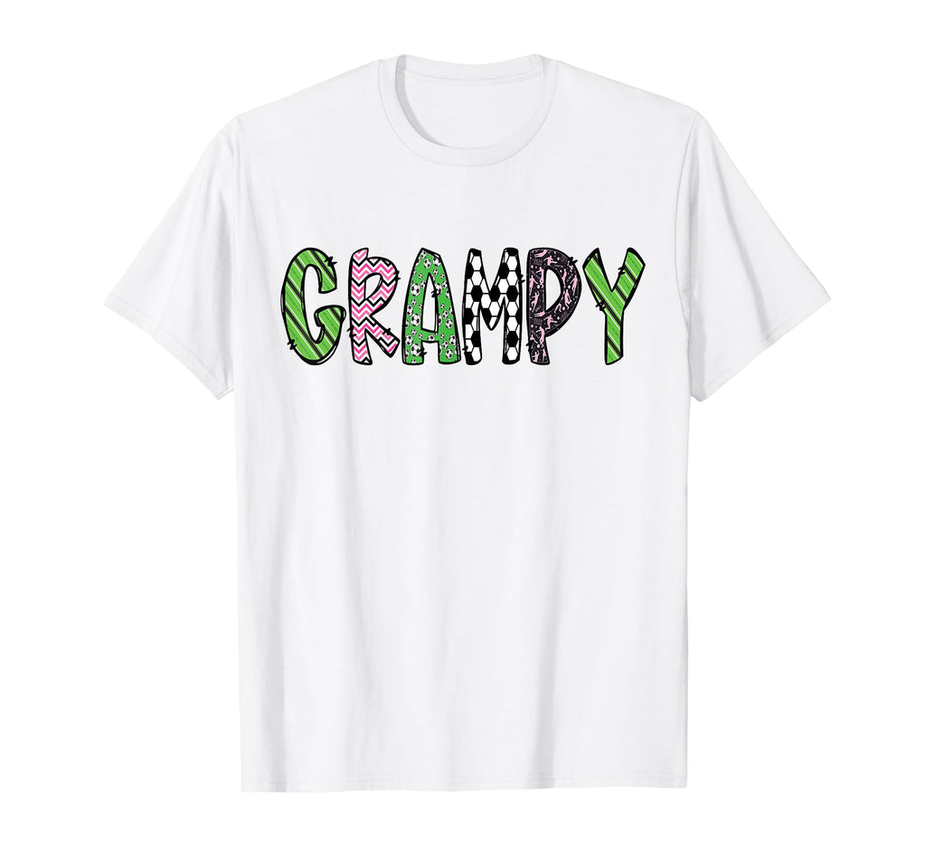 Soccer Grampy Funny Soccer Birthday T-Shirt - Unique Graphic for Adults