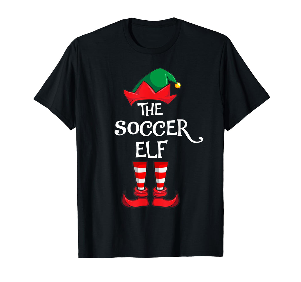Funny Soccer Elf Matching Family Outfit T-Shirt - Unique Graphic Unisex