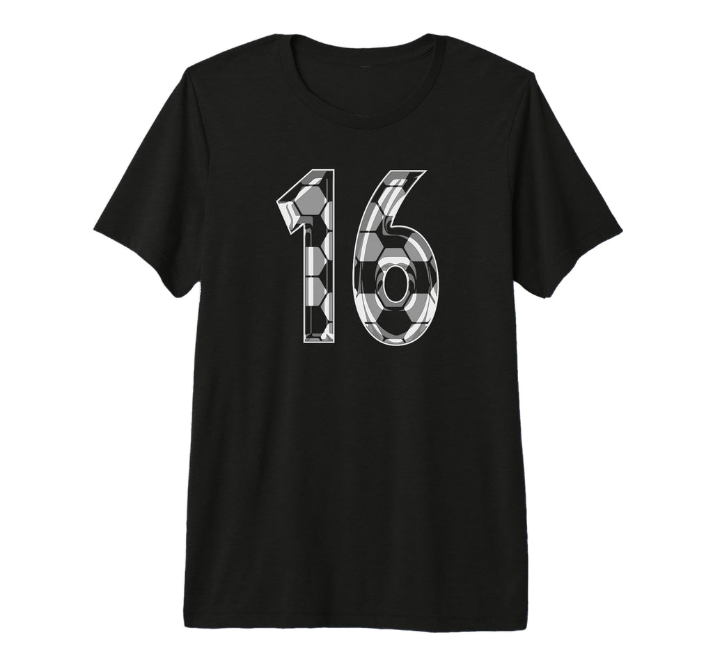 Soccer Number 16 Favorite Player 16 T-Shirt - Streetwear Style Men Women