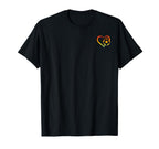 Soccer Player Soccer Heart Soccer Ball T-Shirt - Custom Art Print Unisex