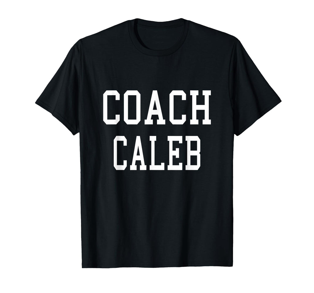 Coach Caleb Custom Football T-Shirt - Casual Everyday Wear Men Women