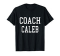 Coach Caleb Custom Football T-Shirt - Casual Everyday Wear Men Women
