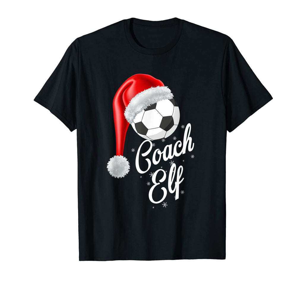Soccer Elf Soccer Coaches T-Shirt - Graphic Print for Adults