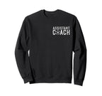 Coaching Assistant Soccer Sweatshirt - Minimalist Print Men Women