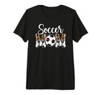 Soccer Mom Soccer Player Mama Leopard T-Shirt - Aesthetic Graphic Unisex