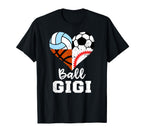 Ball Gigi Soccer Baseball Volleyball T-Shirt - Custom Art Print Men Women