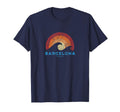 Barcelona Spain Espana Surf Beach Vibe T-Shirt - Custom Art Print Unisex