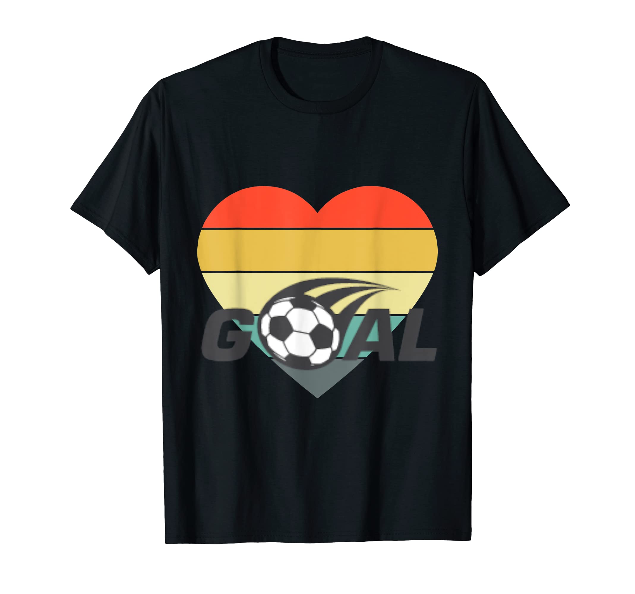 Soccer And Heart T-Shirt - Trendy Graphic Unisex