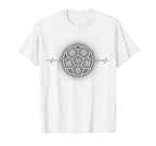 Heartbeat Soccer Dad Exercise Lover T-Shirt - Trendy Graphic Men Women