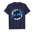 Soccer Mom Live Love Soccer Passion Navy Sweatshirt - Graphic Print Unisex