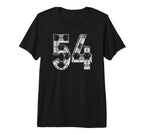 Soccer Number 54 Favorite Player 54 T-Shirt - Fun Novelty Design Men Women