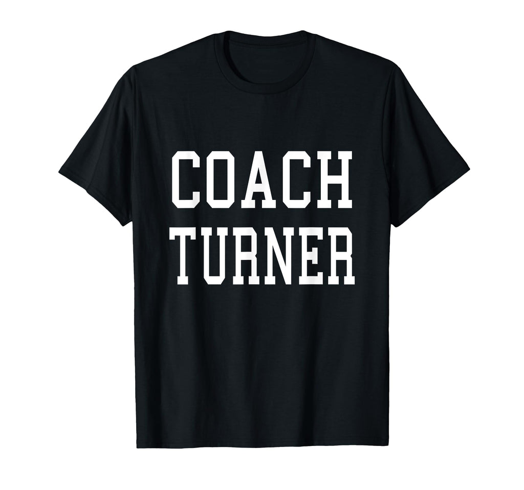 Coach Turner Custom Football Soccer T-Shirt - Custom Art Print for Adults
