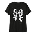 Soccer Coquette Bow Soccer Mama Mom Tri T-Shirt - Novelty Apparel Unisex