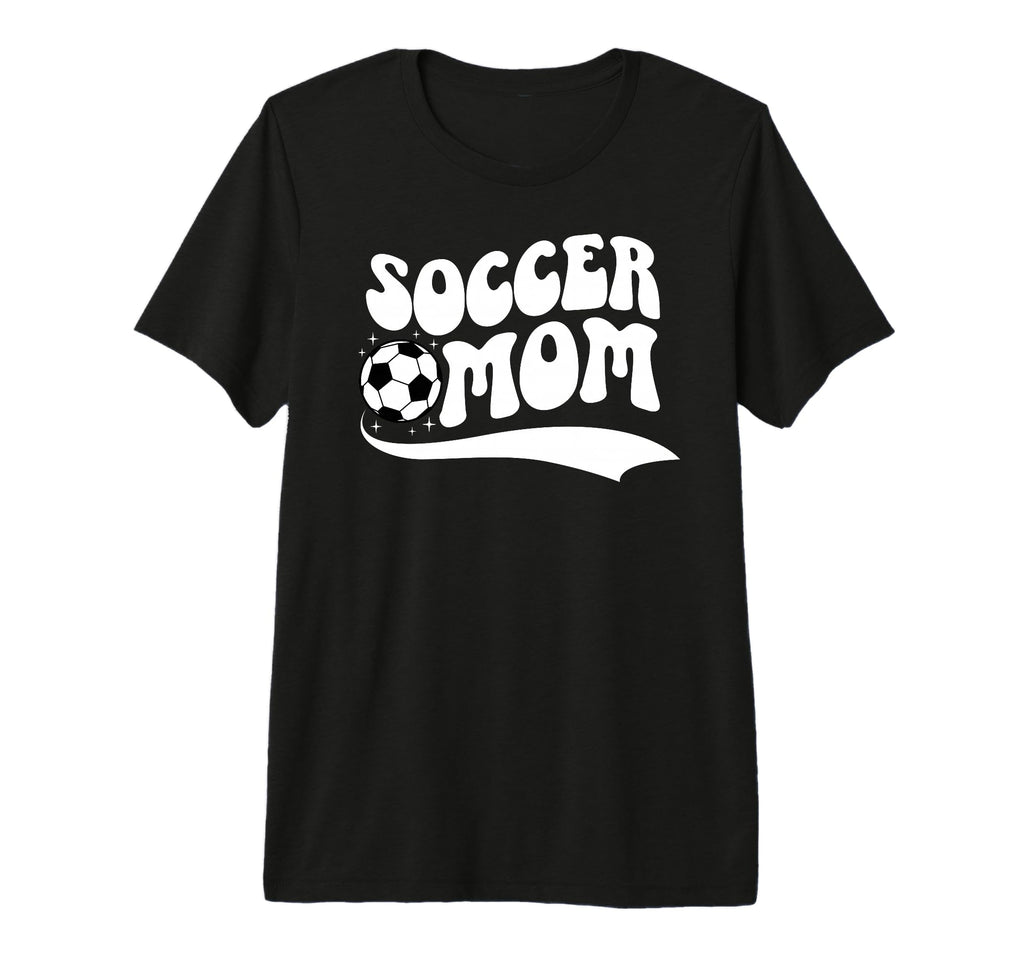 Soccer Mom Soccer Player Mother Groovy T-Shirt - Novelty Apparel Men Women