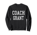 Coach Grant Custom Football Soccer Sweatshirt - Aesthetic Graphic Unisex