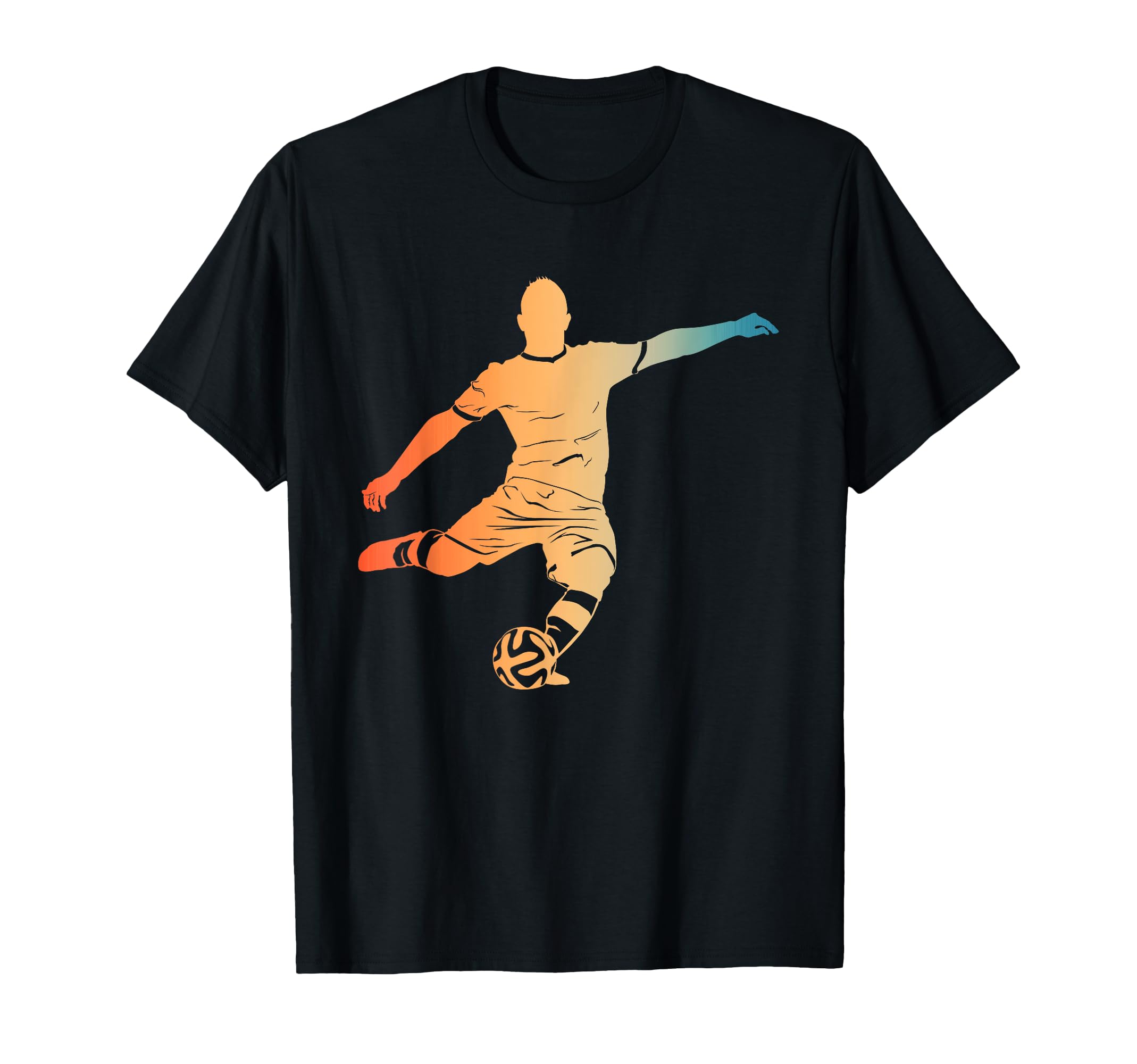 Silhouette Soccer Player Goalkeeper T-Shirt - Streetwear Style Men Women
