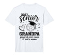 2027 Senior Soccer Grandpa Proud T-Shirt - Fun Novelty Design Unisex