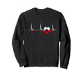 Poland Polish Soccer Team Heartbeat Sweatshirt - Unique Graphic Men Women