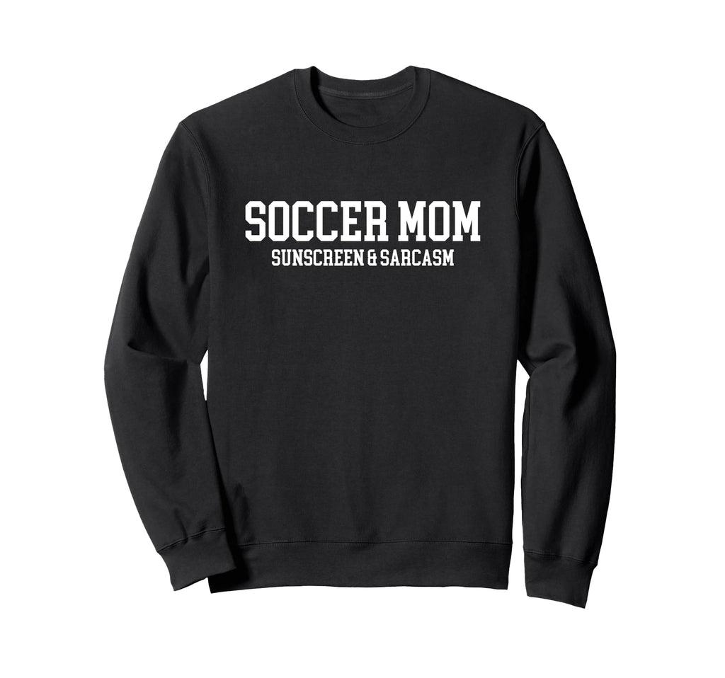 Soccer Mom Novelty Tees Tops Outfit T-Shirt - Minimalist Print Men Women