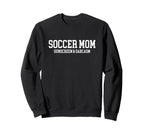 Soccer Mom Novelty Tees Tops Outfit T-Shirt - Minimalist Print Men Women