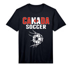 Canada Soccer Fans Jersey T-Shirt - Casual Everyday Wear for Adults