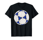 Soccer Ball T-Shirt - Graphic Print for Adults