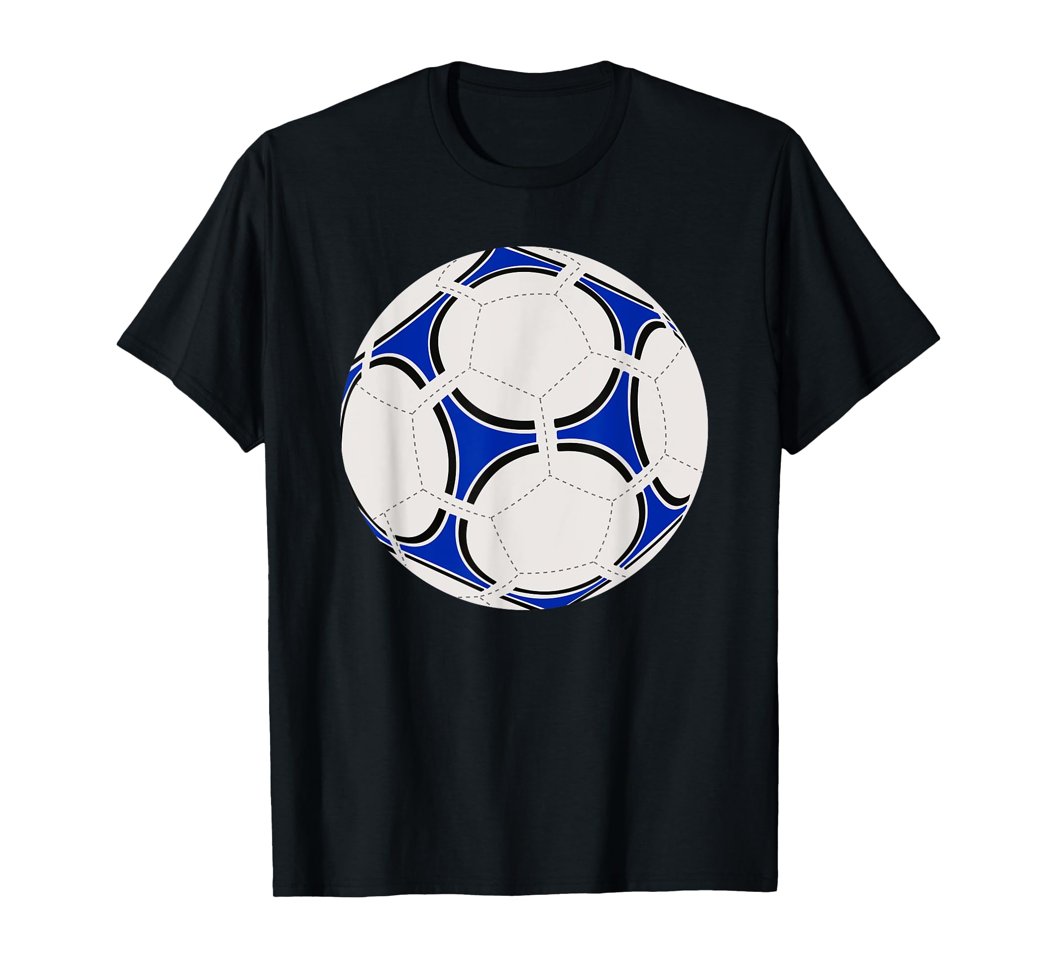 Soccer Ball T-Shirt - Graphic Print for Adults