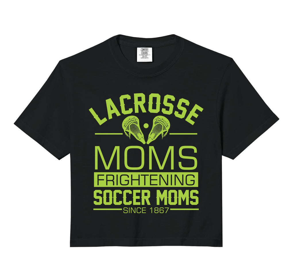 Lacrosse Moms Frightening Soccer Sweatshirt - Aesthetic Graphic for Adults