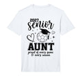 2027 Senior Soccer Aunt Proud T-Shirt - Casual Everyday Wear Men Women