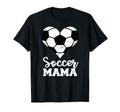 Soccer Mama Funny Soccer Heart Grandma T-Shirt - Trendy Graphic Men Women