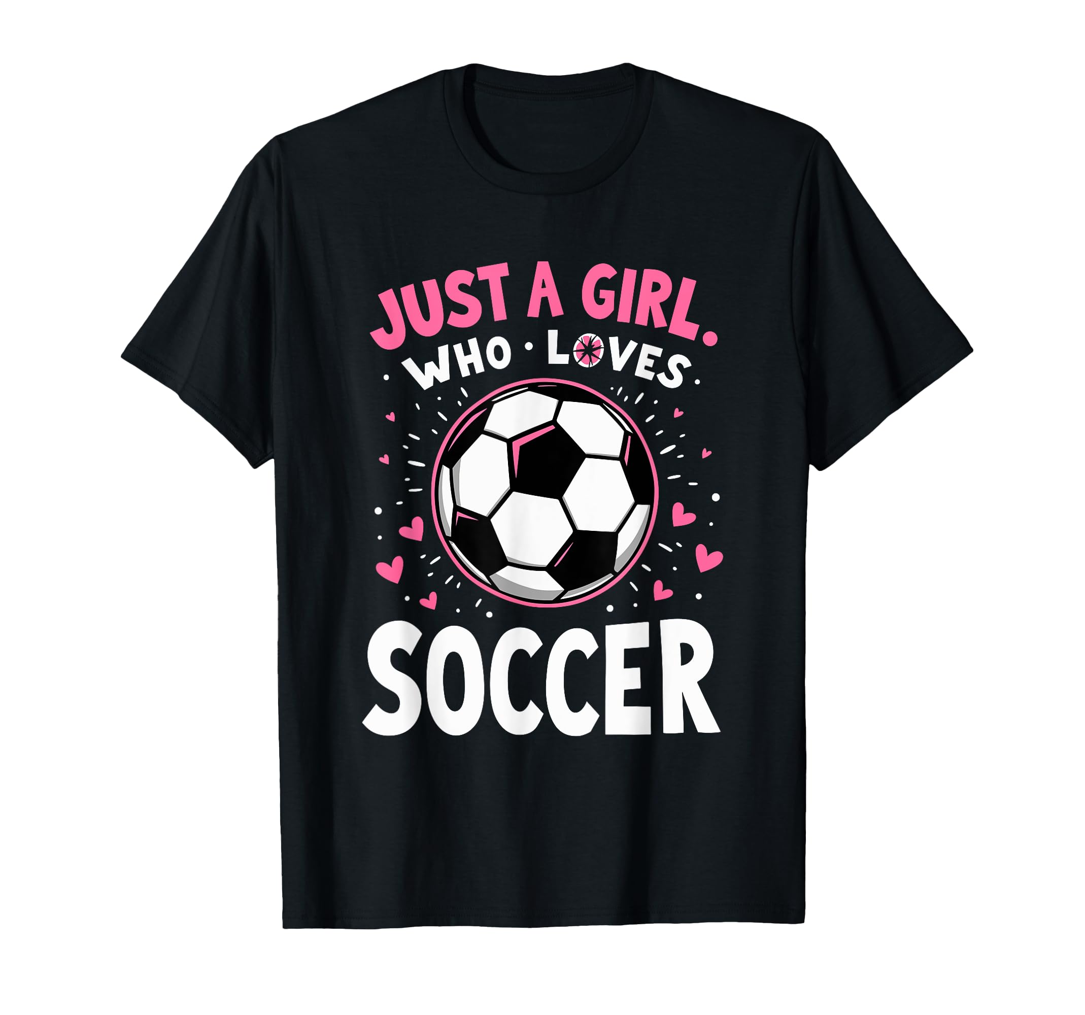 Soccer Daughter Just Who Loves Soccer Team T-Shirt - Graphic Print Unisex
